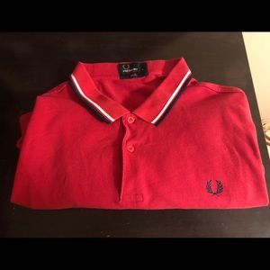 Fred Perry XL polo red slim fit M3600